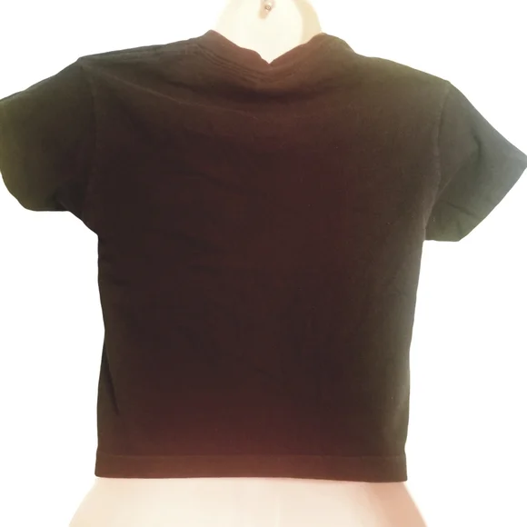 Original Vintage 90s Black Calvin Klein Jeans logo Tee - Picture 7 of 9